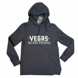 Fanatics NHL Unisex Las Vegas Golden Knights Cotton Blend Black Hoodie Sz S NWT